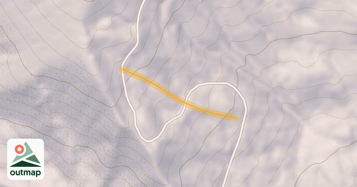 Map of Vescal Hors Piste