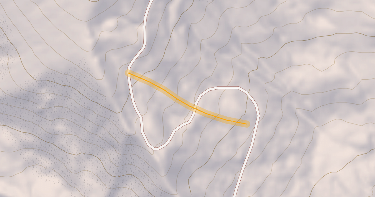 Map preview of Vescal Hors Piste