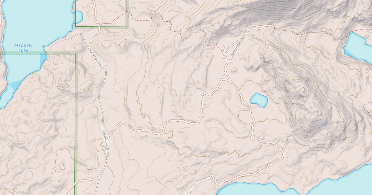 Map preview of BURNT LAKE ATV