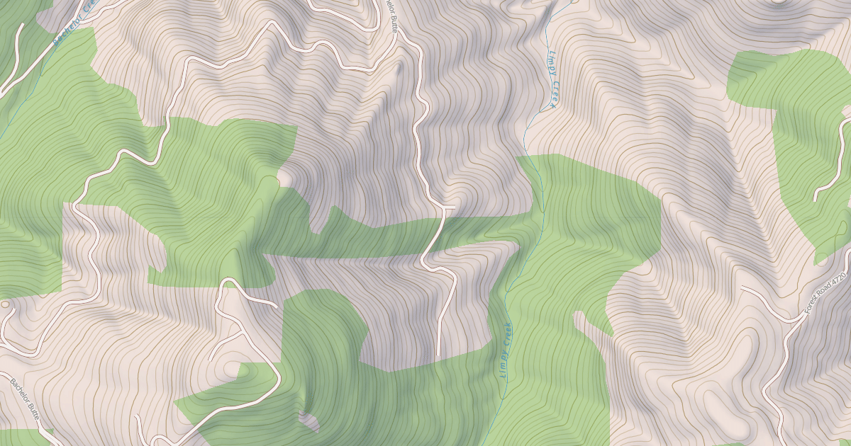 Map preview of BACHELOR BUTTE T.S.