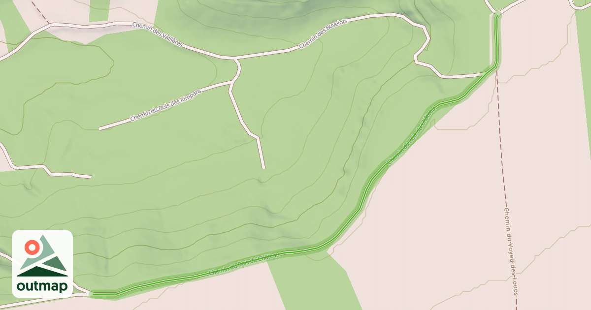 Map of Chemin du Bois du Château