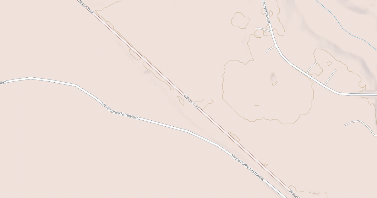 Map preview of Wilton Trails Northwest