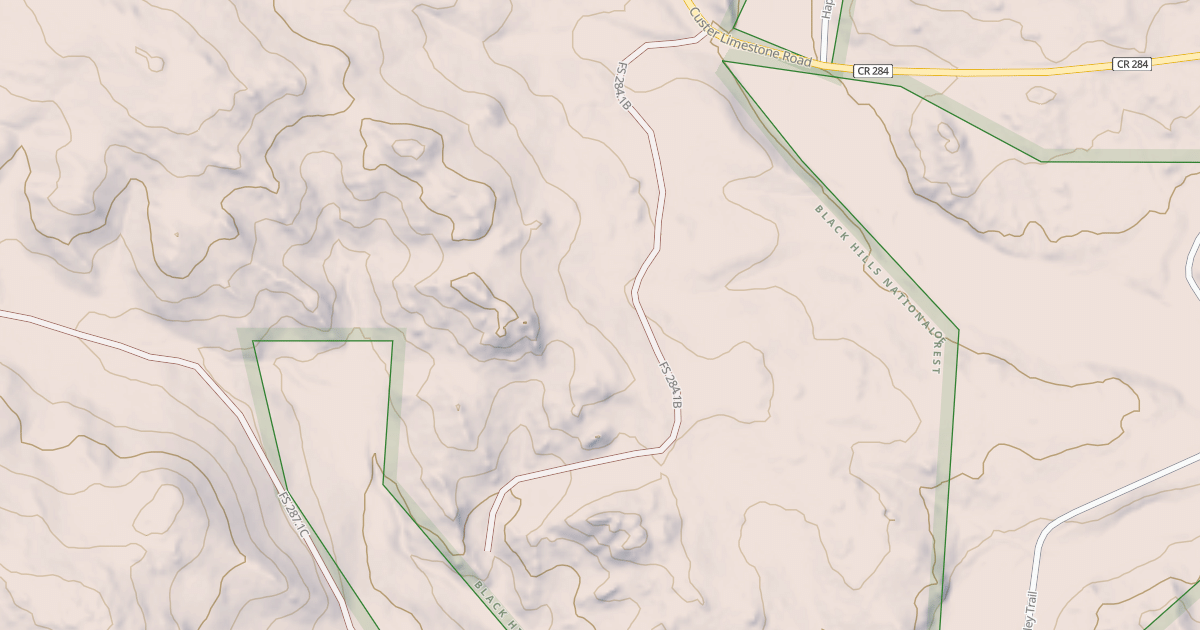 Map preview of CUSTER LIMESTONE BR 1B