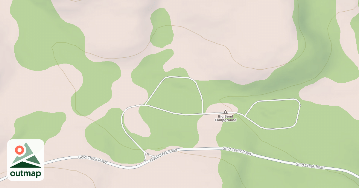 Map of BEND CREEK CG LOOP