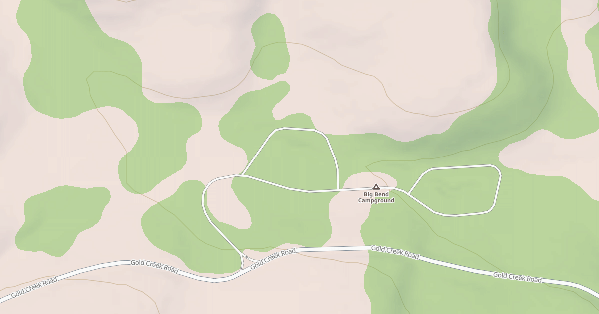 Map preview of BEND CREEK CG LOOP