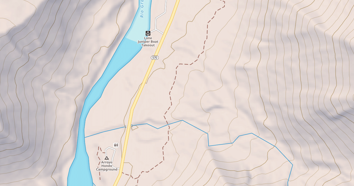 Map preview of La Senda Del Medio Trail