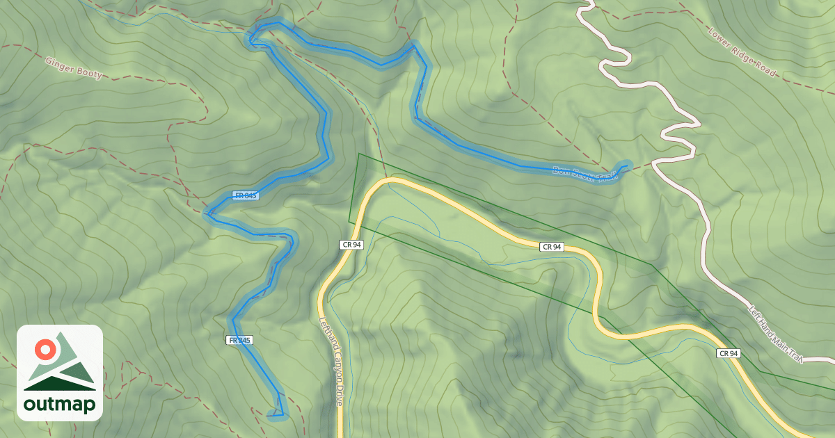 Map of Canyon Rim