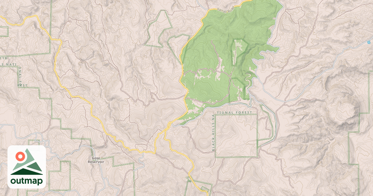 Map of TAYLOR DIVIDE