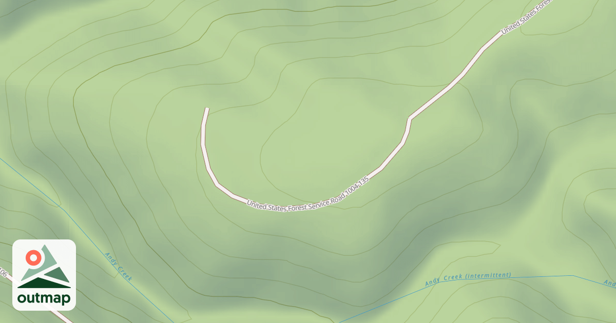 Map of USFS National Forest System Roads {077059EA-5DF0-4193-A8FA-894E42824025}
