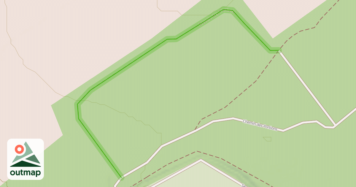 Map of Boucle des Portions