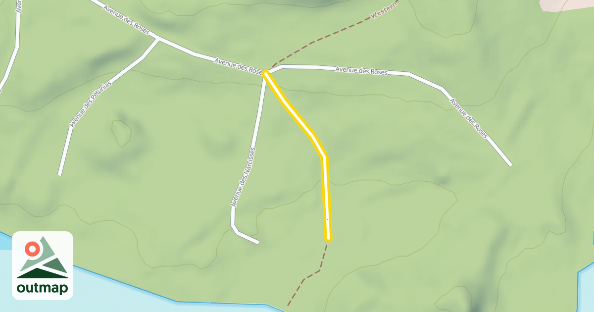 Map of Avenue des Pivoines