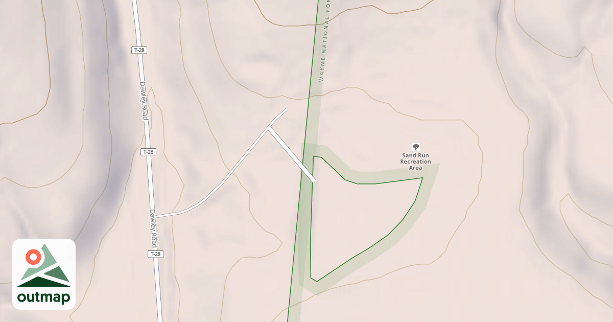 Map of ARD SAND RUN