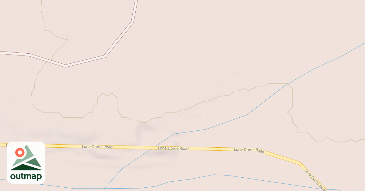 Map of LONE DOME N