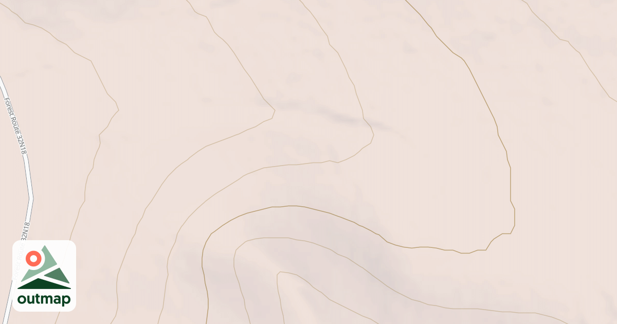 Map of ASH BUTTE SPUR