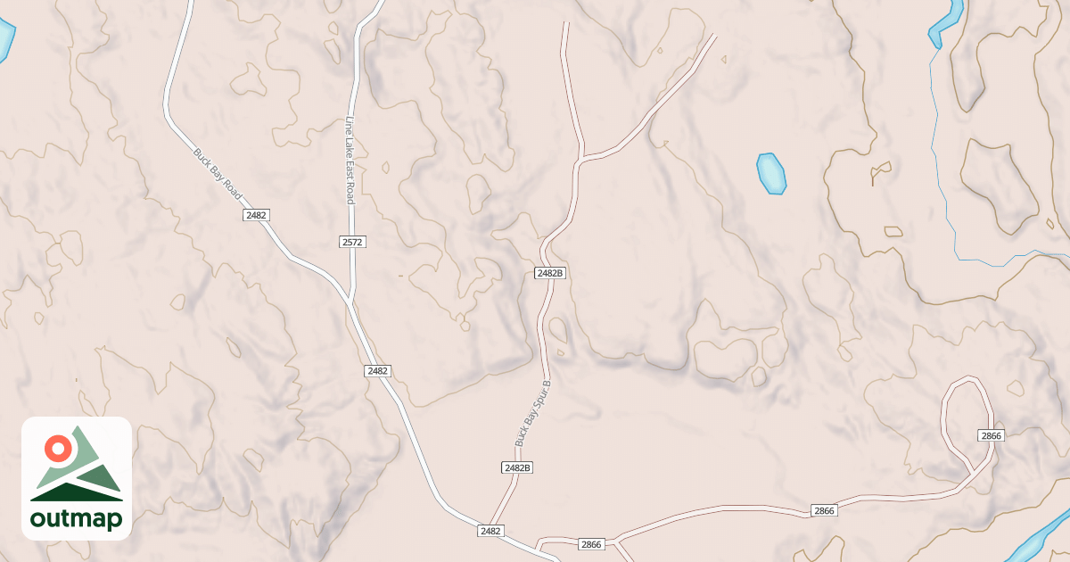 Map of BUCK BAY SPUR B