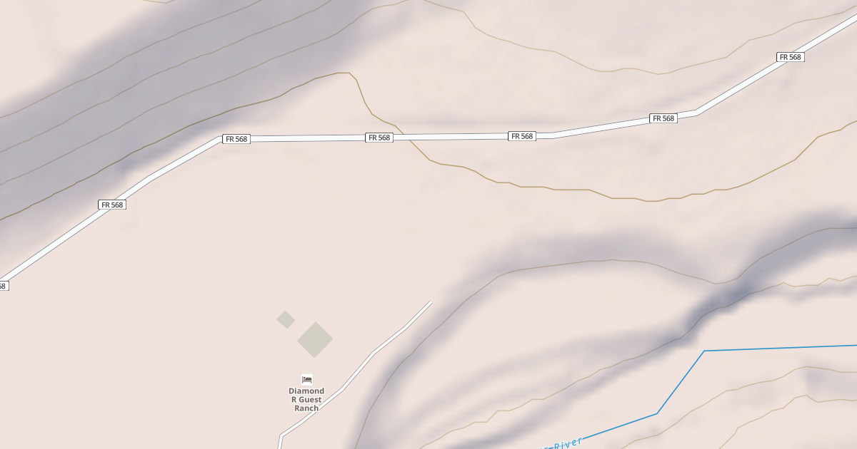 Map preview of DIAMOND R GAGING STATION