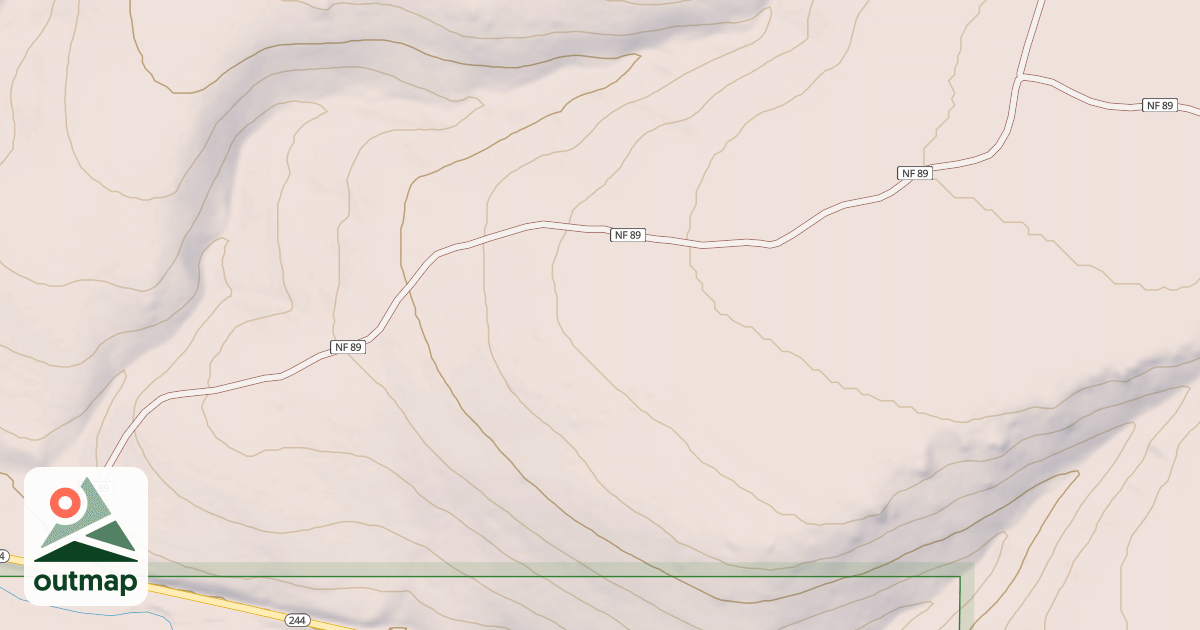 Map of USFS Motor Vehicle Use Map Roads {AFD71D71-362D-4E20-B41F-BA34E70E52B8}