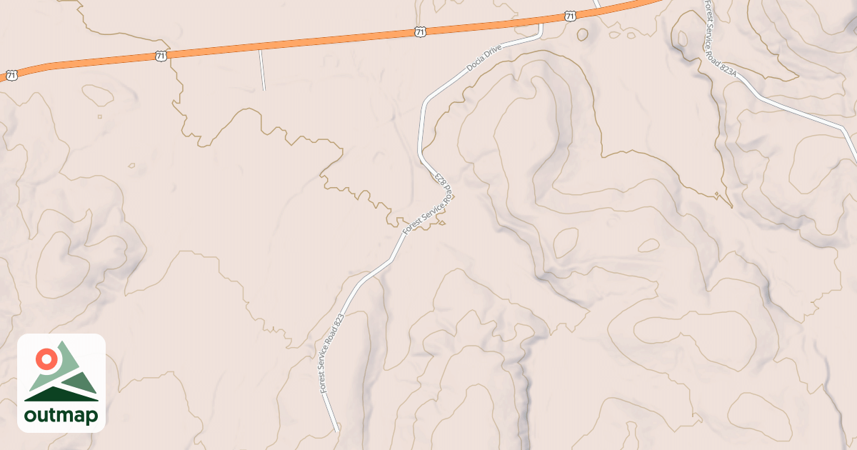 Map of HILL VIEW