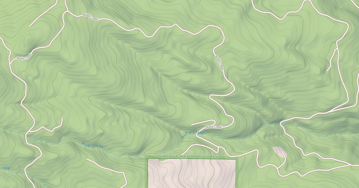 Map preview of BUDD CR