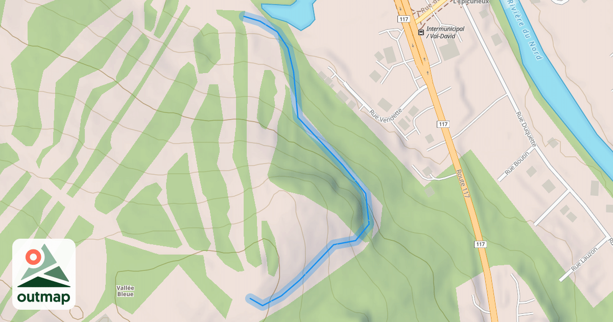 Map of 1. Glacier