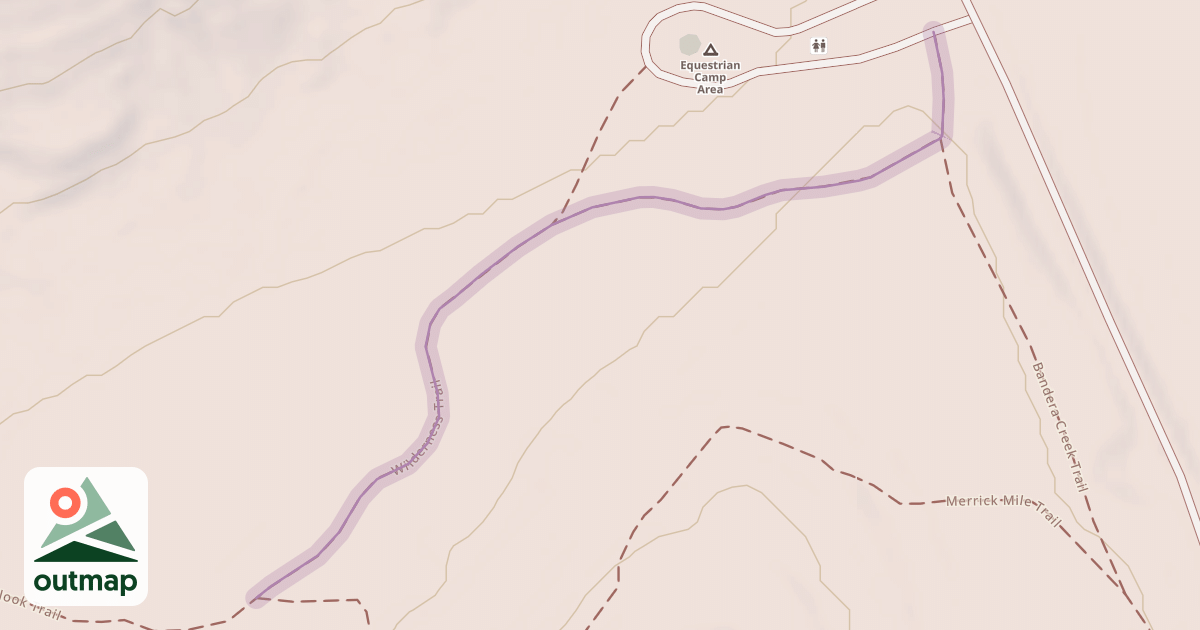 Map of Wilderness Trail