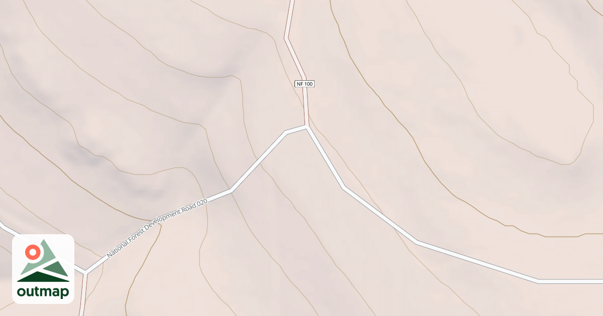 Map of USFS National Forest System Roads {65BD3156-49C5-4F03-9BF7-B19B9454A84E}