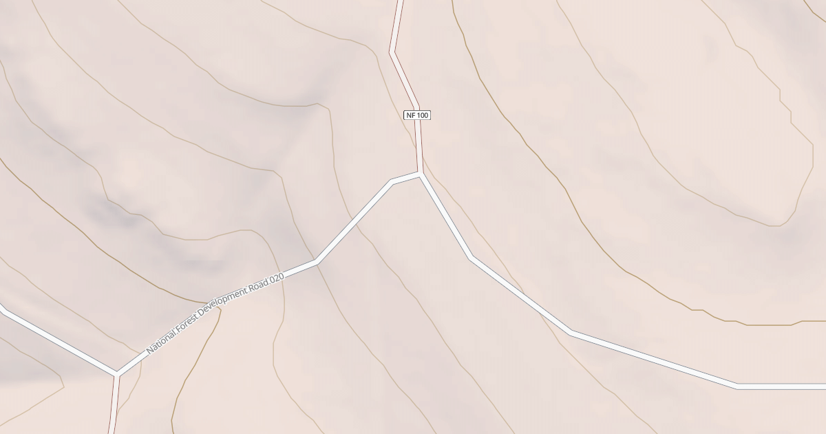 Map preview of USFS National Forest System Roads {65BD3156-49C5-4F03-9BF7-B19B9454A84E}