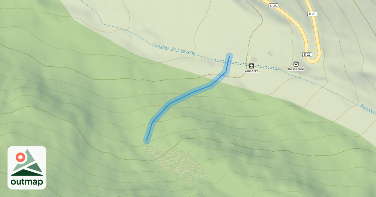 Map of Bretelle