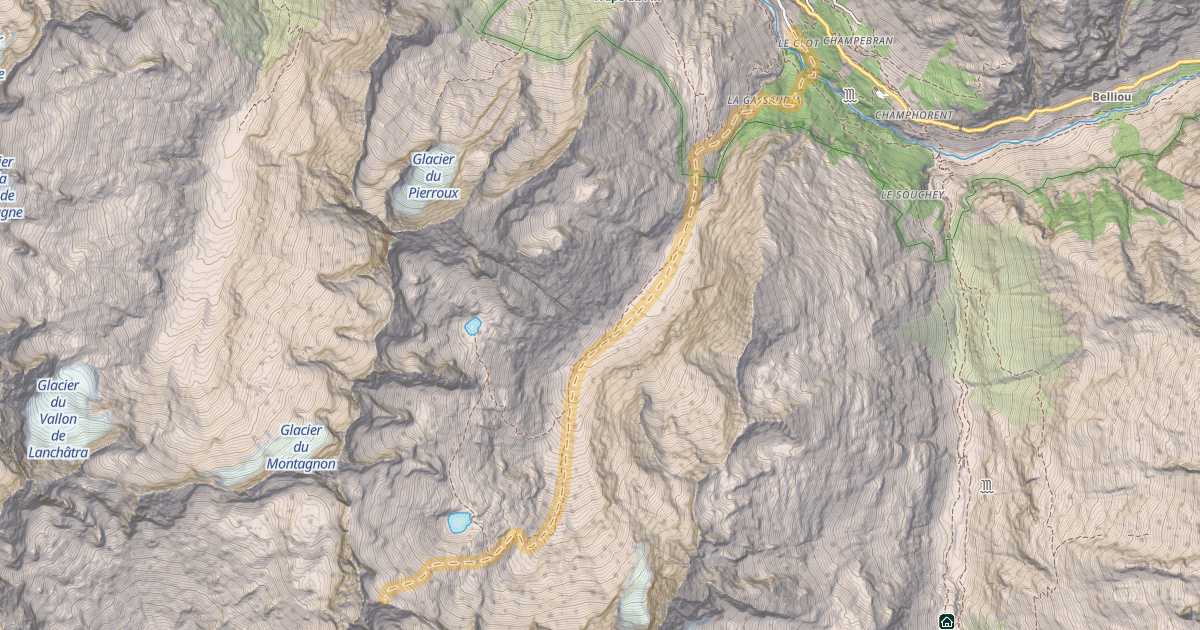 Map preview of Col de la Mariande — Le Clot d'en Bas