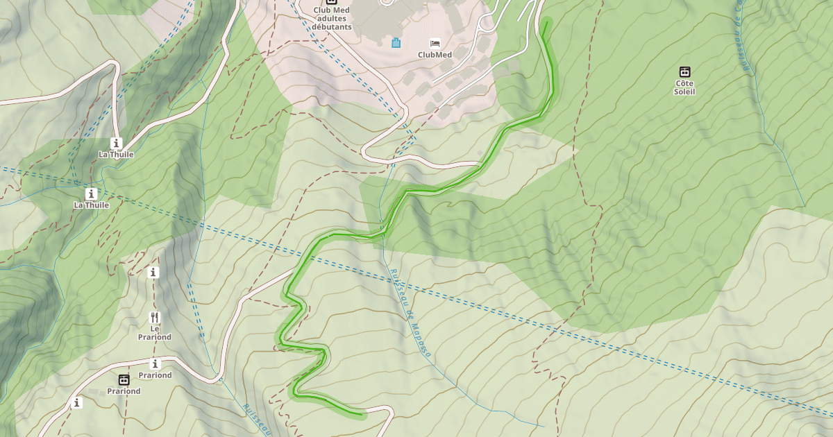 Map preview of Chemin des Pirates