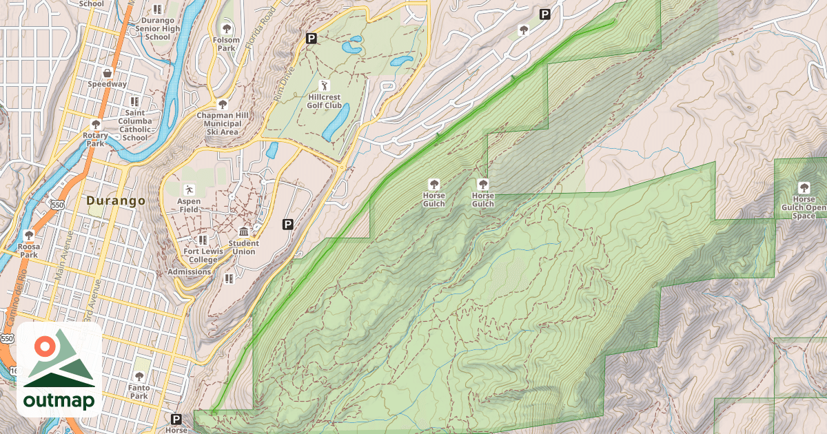 Map of Power Line Trail