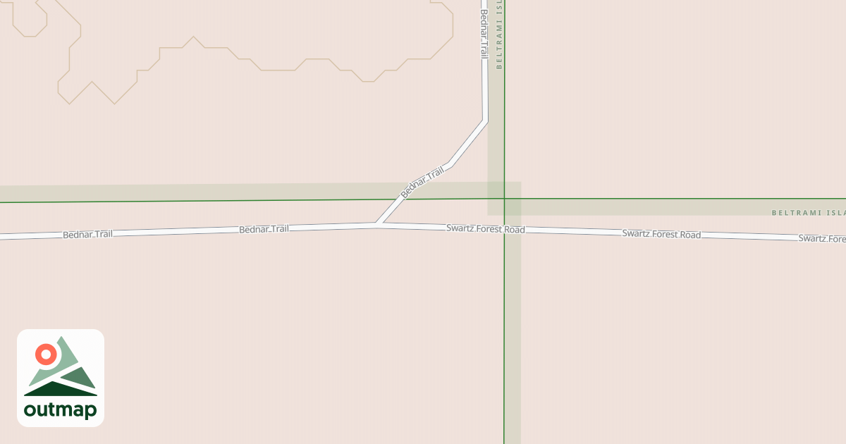 Map of Warroad/Roseau Trails