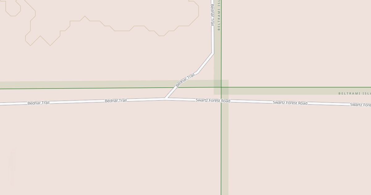 Map preview of Warroad/Roseau Trails