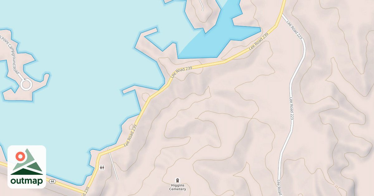 Map of BEAR CREEK SPILLWAY