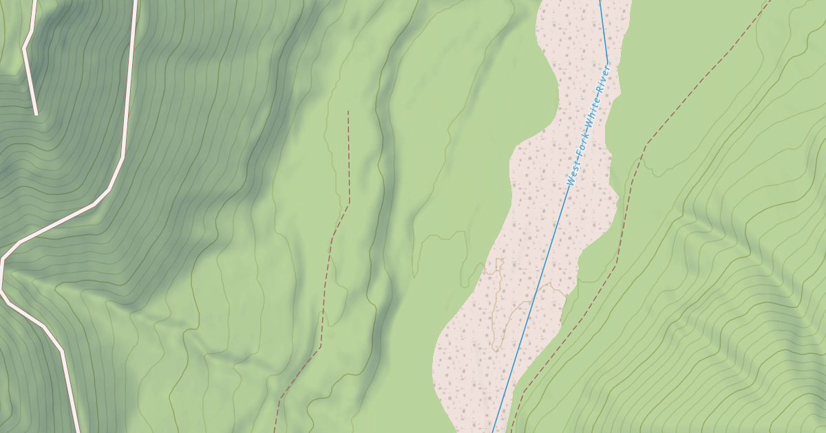 Map preview of USFS National Forest System Roads {B61BC986-FAD2-4D0F-90EA-6E6C9C7C998C}