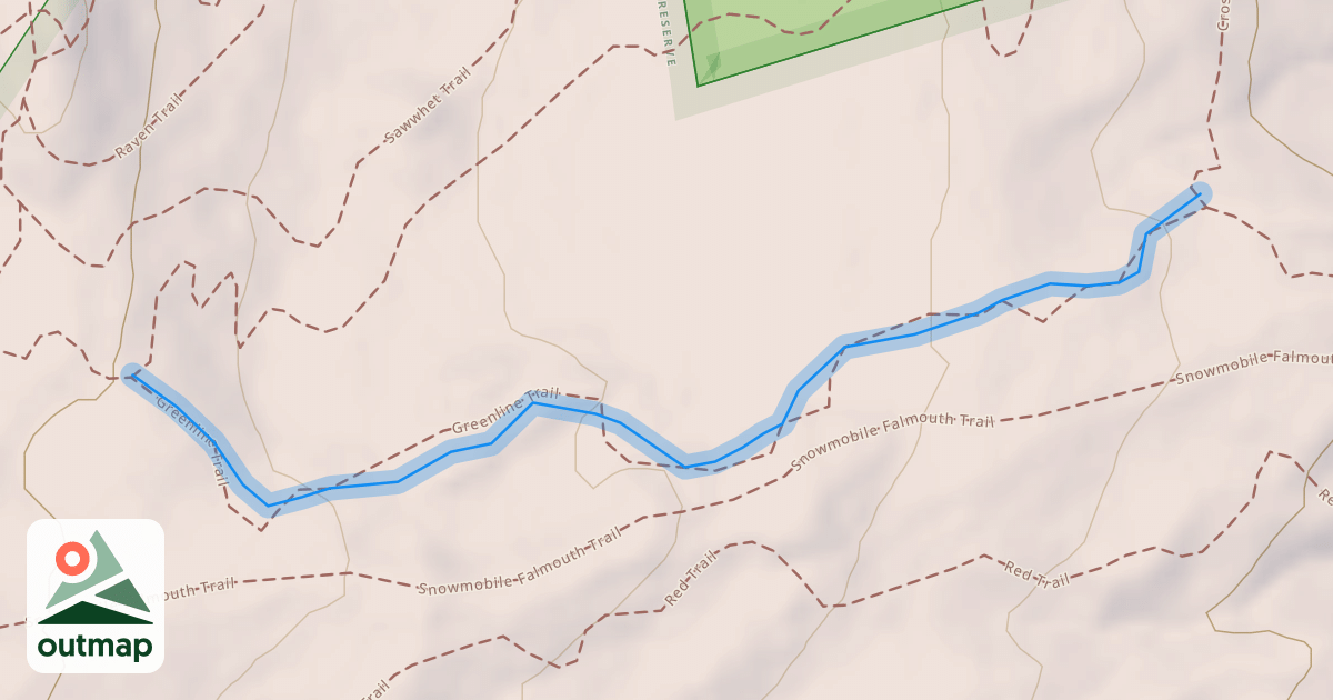 Map of Greenline Trail