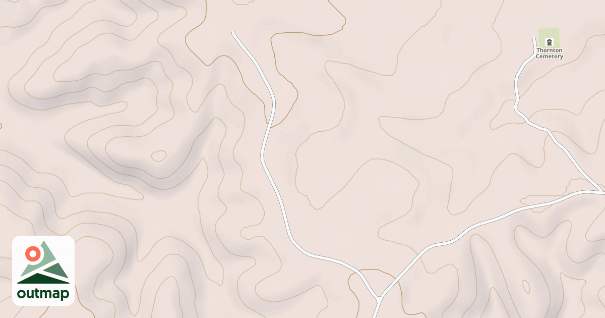 Map of THORNTON CREEK