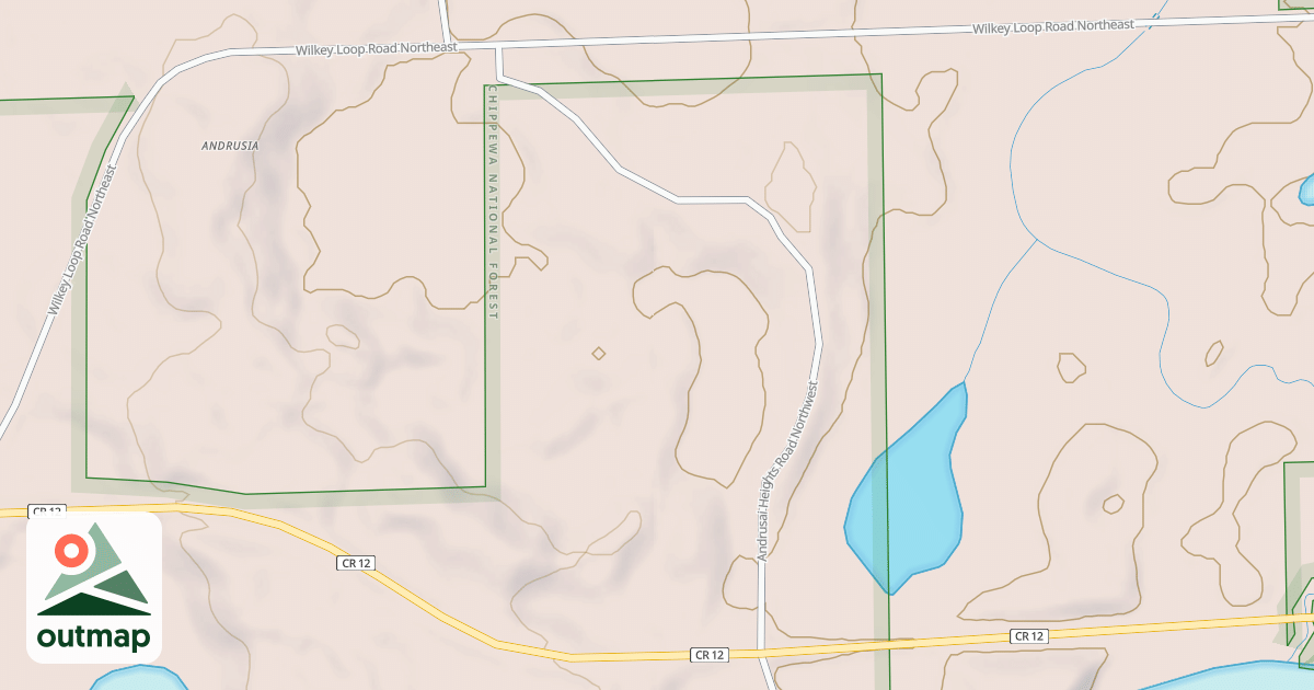 Map of WILKEY LOOP ROAD SPUR A