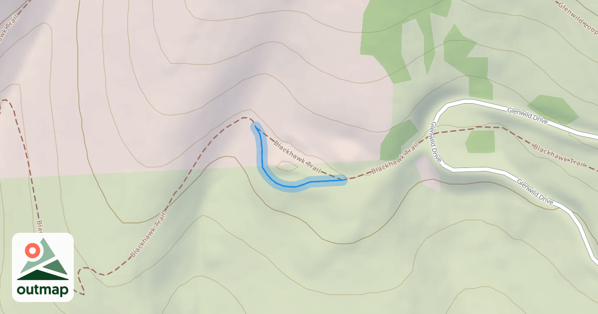 Map of Blackhawk Trail