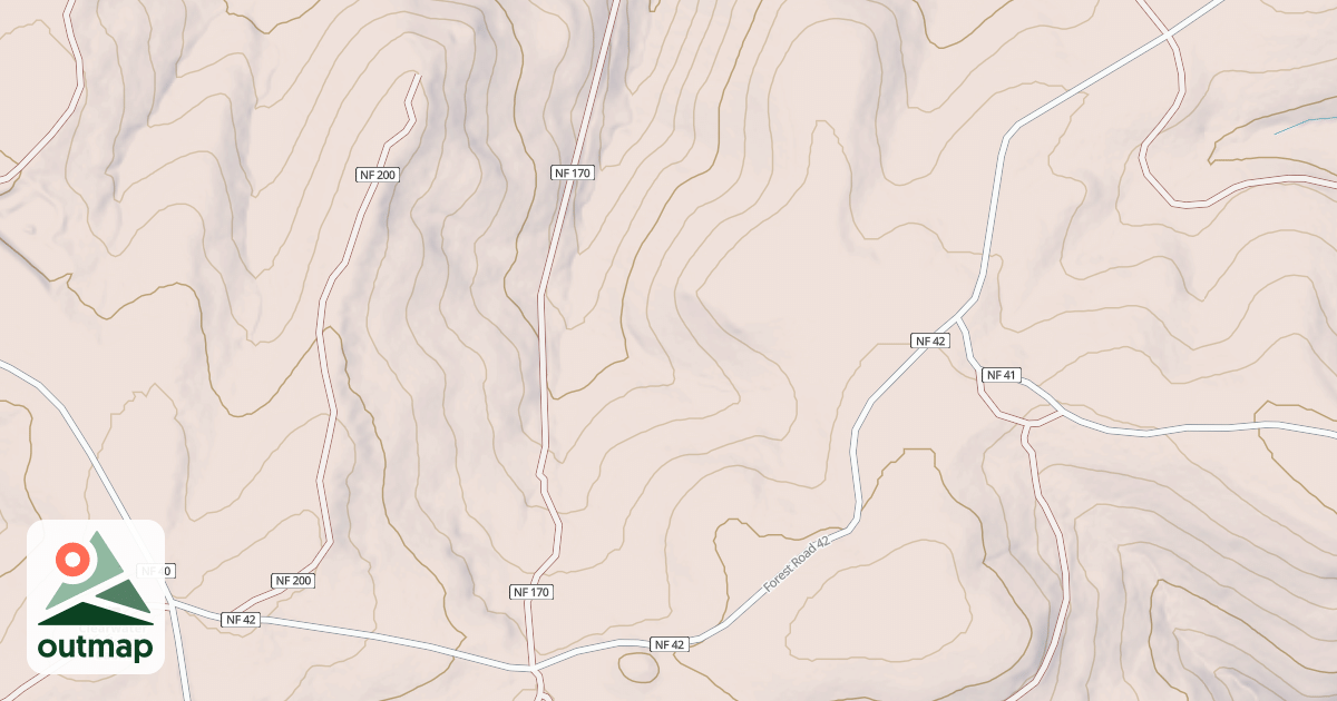 Map of IRON SPRING ROAD