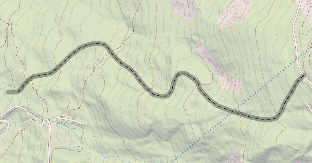 Map preview of Liberty Ride La Riondaz