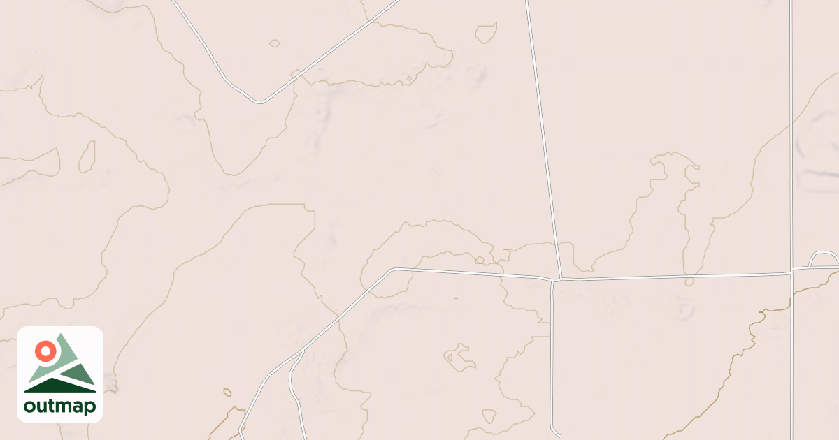 Map of Hackberry Trail System - Outer Loop Trail