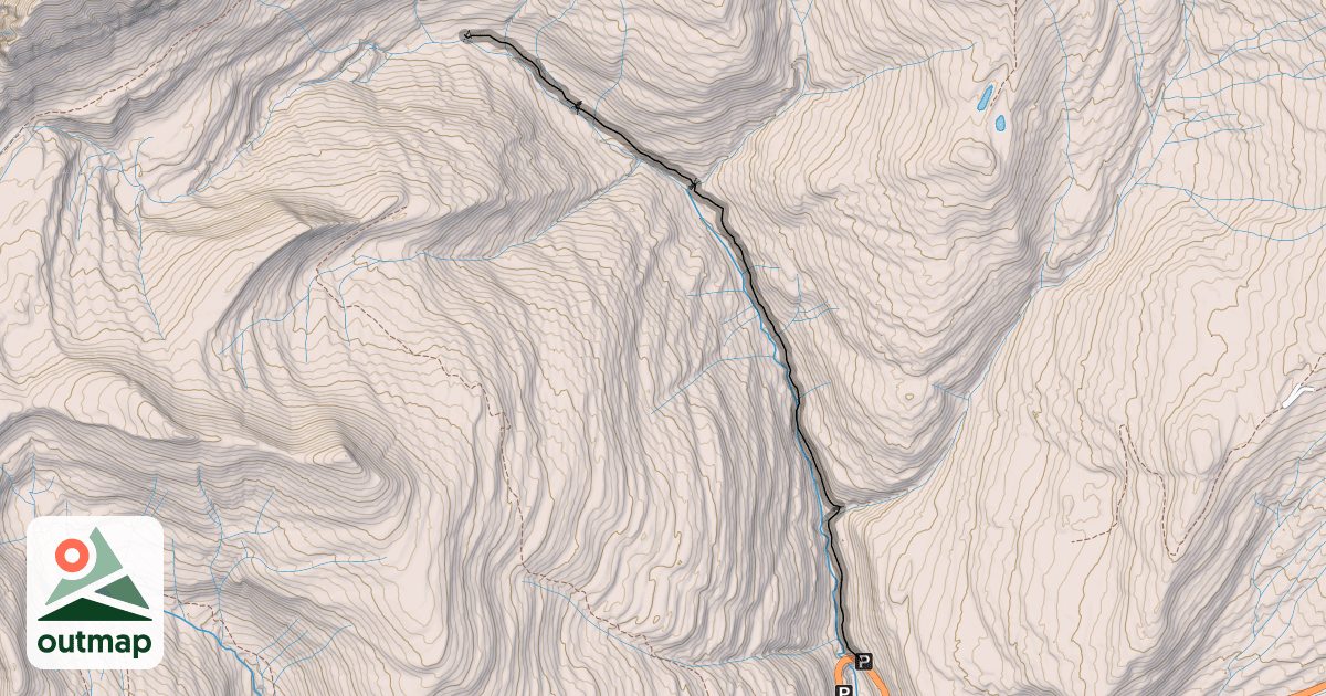 Map of West Lime Creek Trail