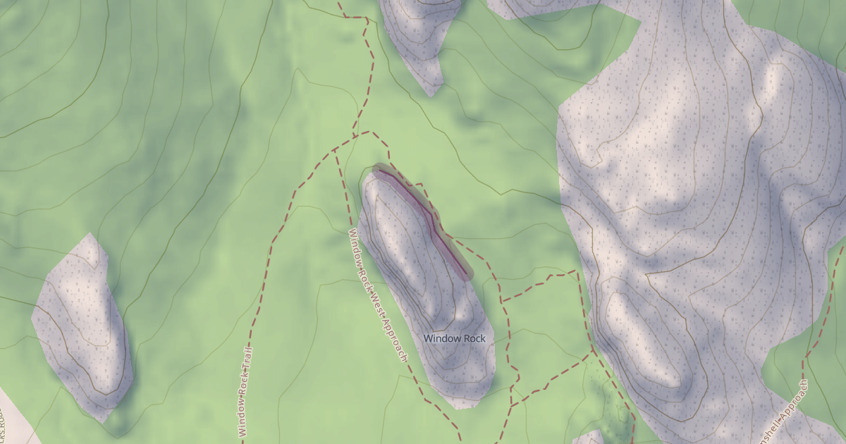 Map preview of Window Rock - East