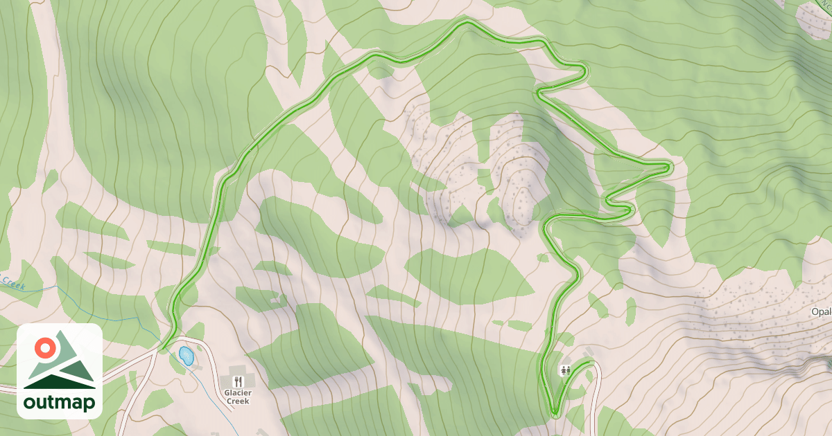 Map of Crystal Road