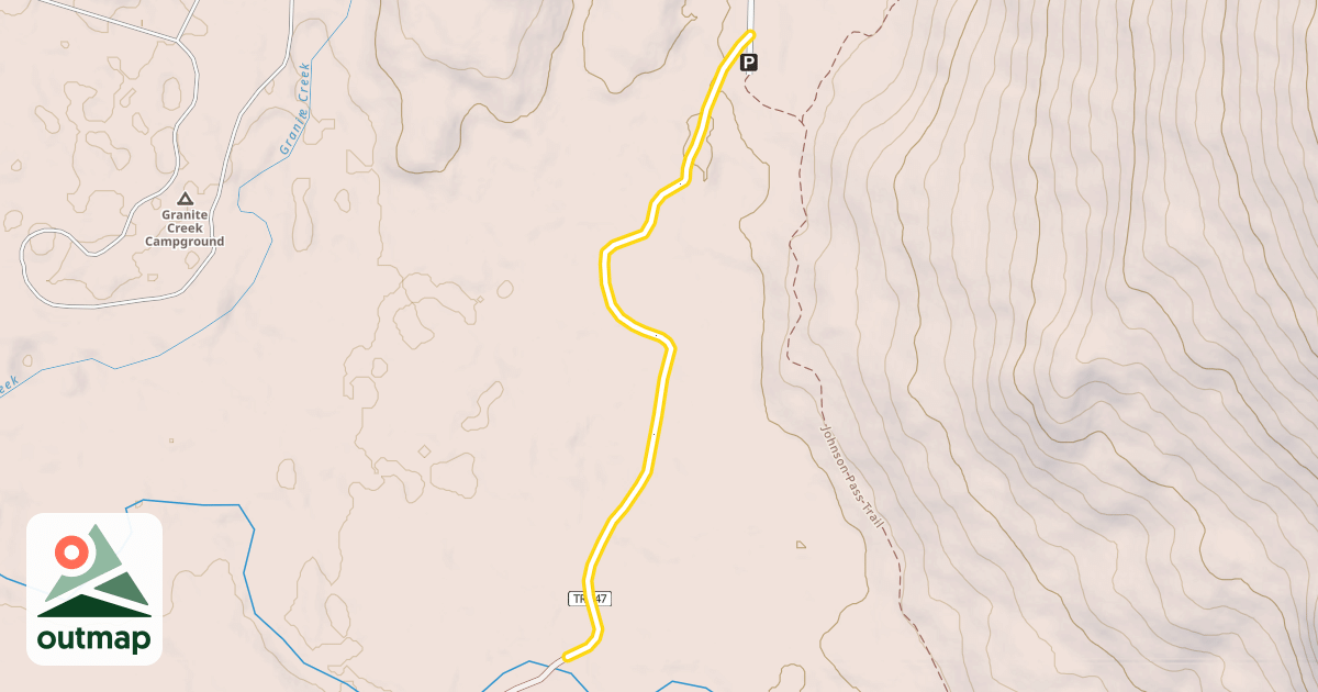 Map of Wagon Road Snowtrail