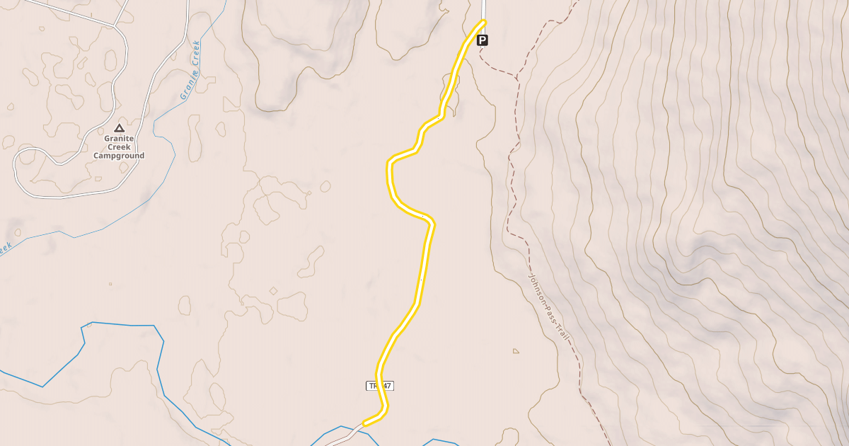 Map preview of Wagon Road Snowtrail