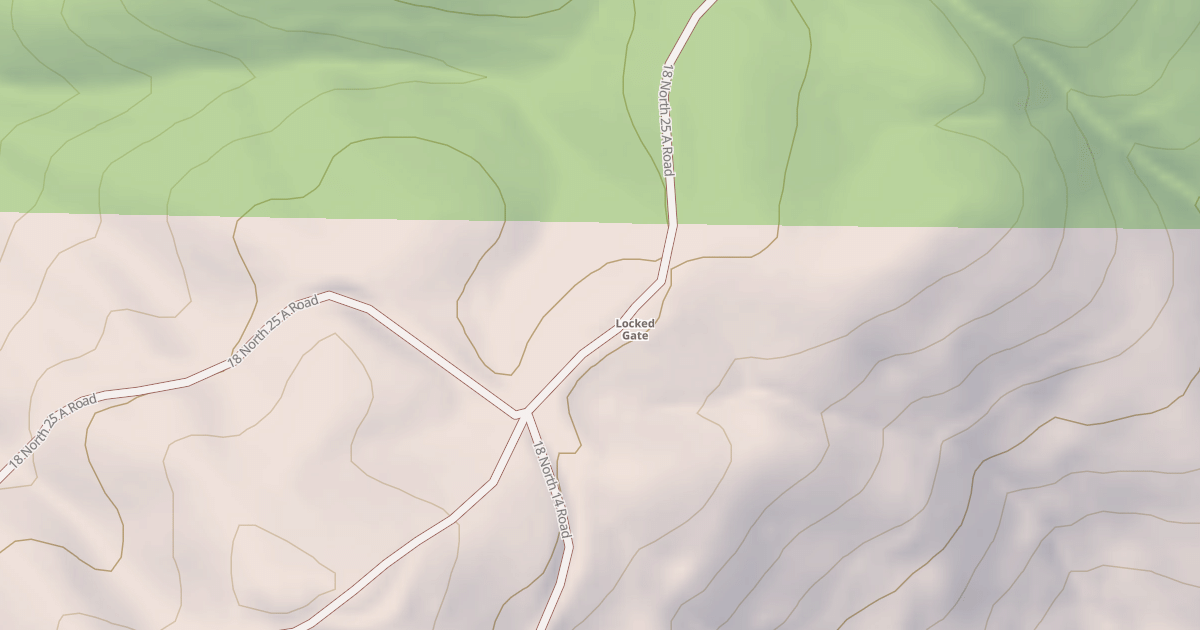 Map preview of LOG RIDGE SPUR A