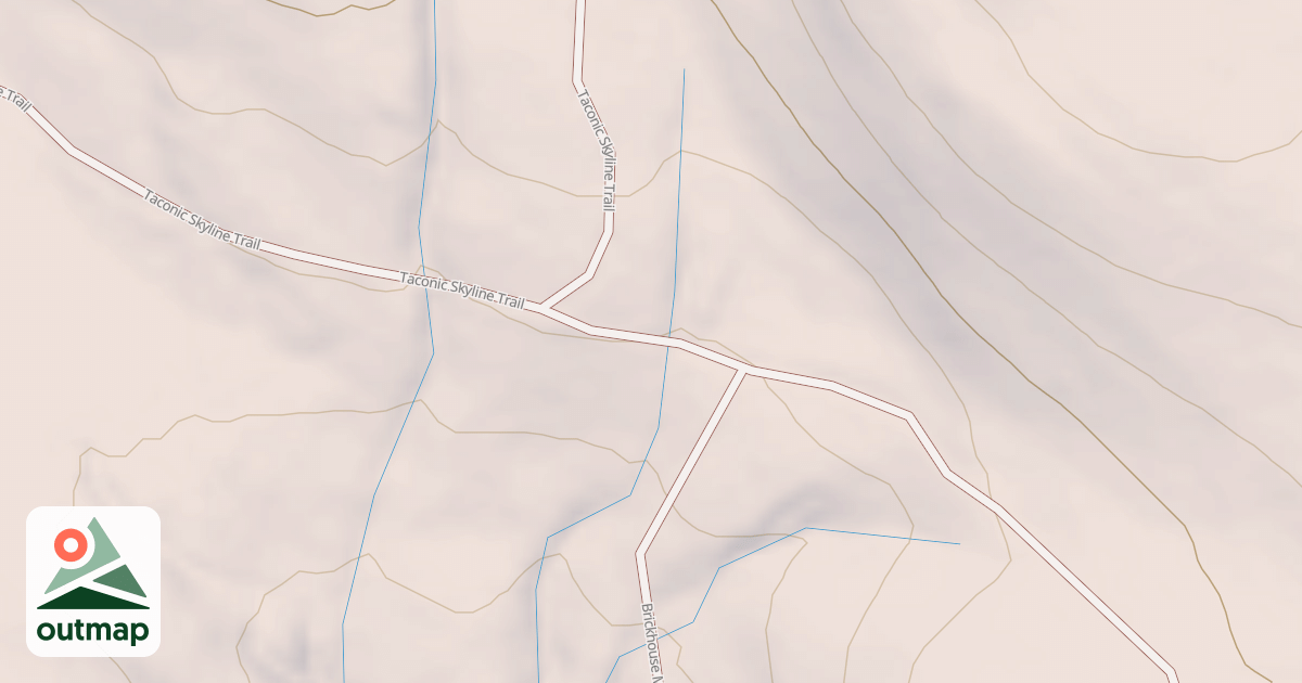 Map of Brickhouse Mountain Road