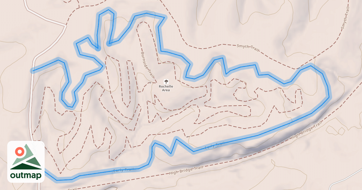 Map of Early Trail